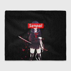 Плед флисовый Senpai Assassin, цвет: 3D-велсофт