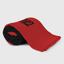 Плед флисовый RDD 2: Black & Red, цвет: 3D-велсофт — фото 2