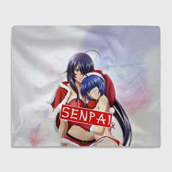 Плед флисовый Senpai Love, цвет: 3D-велсофт