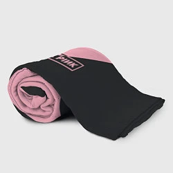 Плед флисовый Black Pink, цвет: 3D-велсофт — фото 2