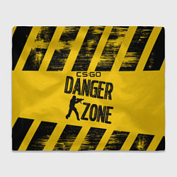 Плед флисовый Counter-Strike: Danger Zone, цвет: 3D-велсофт
