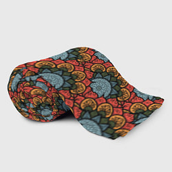 Плед флисовый Узоры Бохо, цвет: 3D-велсофт — фото 2
