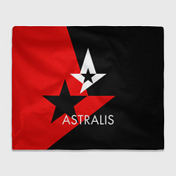 Плед флисовый Astralis: E-Sports, цвет: 3D-велсофт