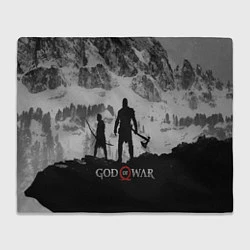 Плед флисовый God of War: Grey Day, цвет: 3D-велсофт