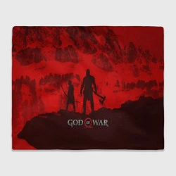 Плед флисовый God of War: Blood Day, цвет: 3D-велсофт