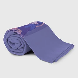 Плед флисовый Sally Face: Violet Halo, цвет: 3D-велсофт — фото 2