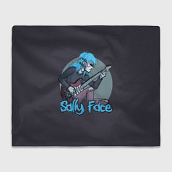 Плед флисовый Sally Face: Rock, цвет: 3D-велсофт