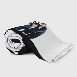 Плед флисовый BTS постер, цвет: 3D-велсофт — фото 2