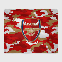 Плед флисовый Arsenal, цвет: 3D-велсофт