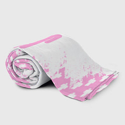 Плед флисовый Billie Eilish: Pink Style, цвет: 3D-велсофт — фото 2