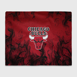 Плед флисовый CHICAGO BULLS, цвет: 3D-велсофт