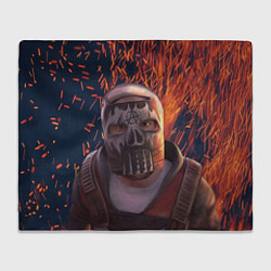 Плед флисовый Sparks Rust, цвет: 3D-велсофт