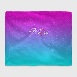 Плед флисовый STRAY KIDS, цвет: 3D-велсофт