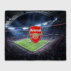 Плед флисовый FC Arsenal, цвет: 3D-велсофт