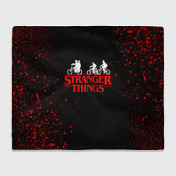 Плед флисовый STRANGER THINGS, цвет: 3D-велсофт