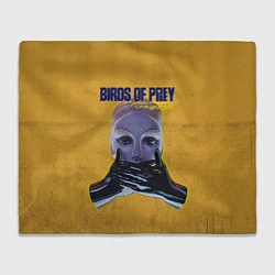 Плед флисовый Birds of Prey Black mask, цвет: 3D-велсофт