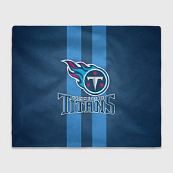 Плед флисовый Tennessee Titans, цвет: 3D-велсофт