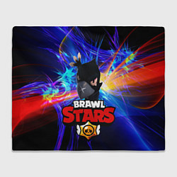 Плед флисовый Brawl Stars - Crow, цвет: 3D-велсофт