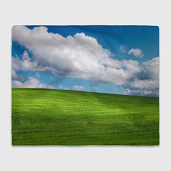 Плед флисовый Заставка Windows, цвет: 3D-велсофт