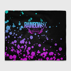 Плед флисовый Rainbow Six Siege, цвет: 3D-велсофт