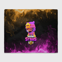 Плед флисовый Brawl Stars Sandy, цвет: 3D-велсофт