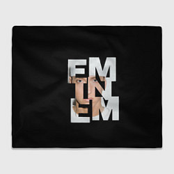 Плед флисовый Eminem, цвет: 3D-велсофт
