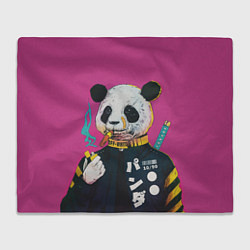 Плед флисовый Off-White for Panda, цвет: 3D-велсофт