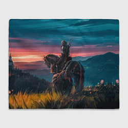 Плед флисовый The Witcher, цвет: 3D-велсофт