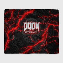 Плед флисовый DOOM ETERNAL, цвет: 3D-велсофт