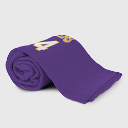 Плед флисовый Los Angeles Lakers Kobe Brya, цвет: 3D-велсофт — фото 2