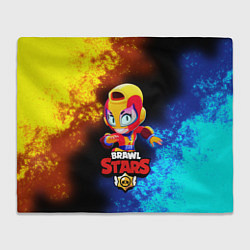 Плед флисовый Brawl Stars MAX, цвет: 3D-велсофт