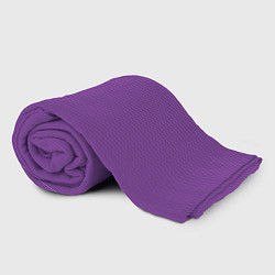 Плед флисовый Фиолетовая волна, цвет: 3D-велсофт — фото 2