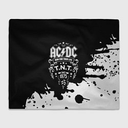 Плед флисовый ACDC TNT, цвет: 3D-велсофт