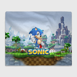 Плед флисовый SEGA SONIC, цвет: 3D-велсофт