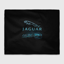 Плед флисовый Jaguar, цвет: 3D-велсофт