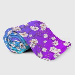 Плед флисовый САКУРА, цвет: 3D-велсофт — фото 2