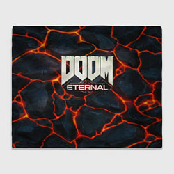 Плед флисовый DOOM: ETERNAL, цвет: 3D-велсофт