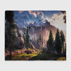 Плед флисовый Horizon Zero Dawn, цвет: 3D-велсофт