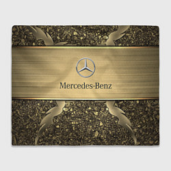 Плед флисовый MERCEDES GOLD, цвет: 3D-велсофт