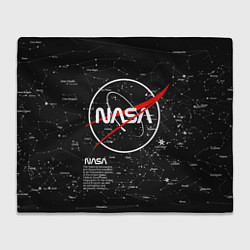 Плед флисовый NASA, цвет: 3D-велсофт