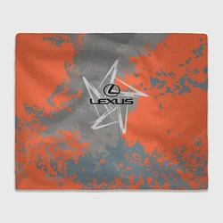 Плед флисовый LEXUS, цвет: 3D-велсофт