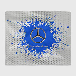 Плед флисовый Mercedes, цвет: 3D-велсофт