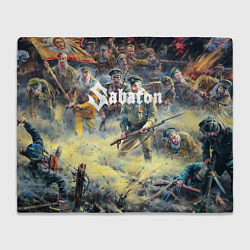 Плед флисовый Sabaton, цвет: 3D-велсофт