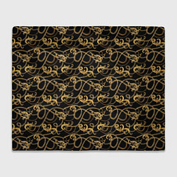 Плед флисовый Versace, цвет: 3D-велсофт