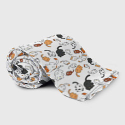 Плед флисовый Кошачьи валяния, цвет: 3D-велсофт — фото 2