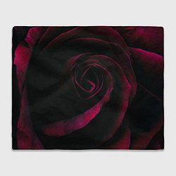 Плед флисовый Dark Rose, цвет: 3D-велсофт