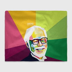 Плед флисовый Hayao Miyazaki, цвет: 3D-велсофт