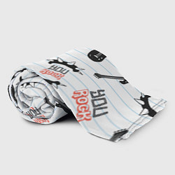 Плед флисовый Ты рокер, цвет: 3D-велсофт — фото 2