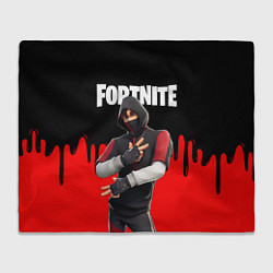 Плед флисовый FORTNITE x IKONIK, цвет: 3D-велсофт