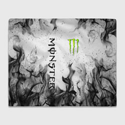Плед флисовый MONSTER ENERGY, цвет: 3D-велсофт